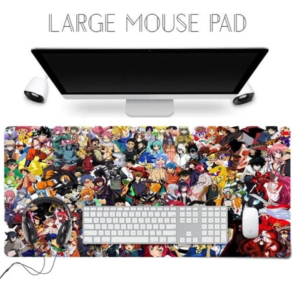 Extended Large Gaming Mouse Pad, Full Desk Keyboard Mouse Pad, XXL Bigmouse Pad - Picture 3 of 8